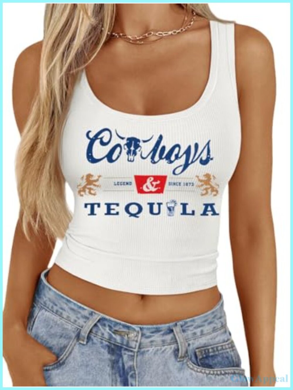 Western Cowgirl Graphic Tank Top Sleeveless Summer Cami Shirt